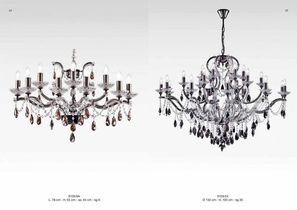 Custom-made Italian chandelier tailored to your taste