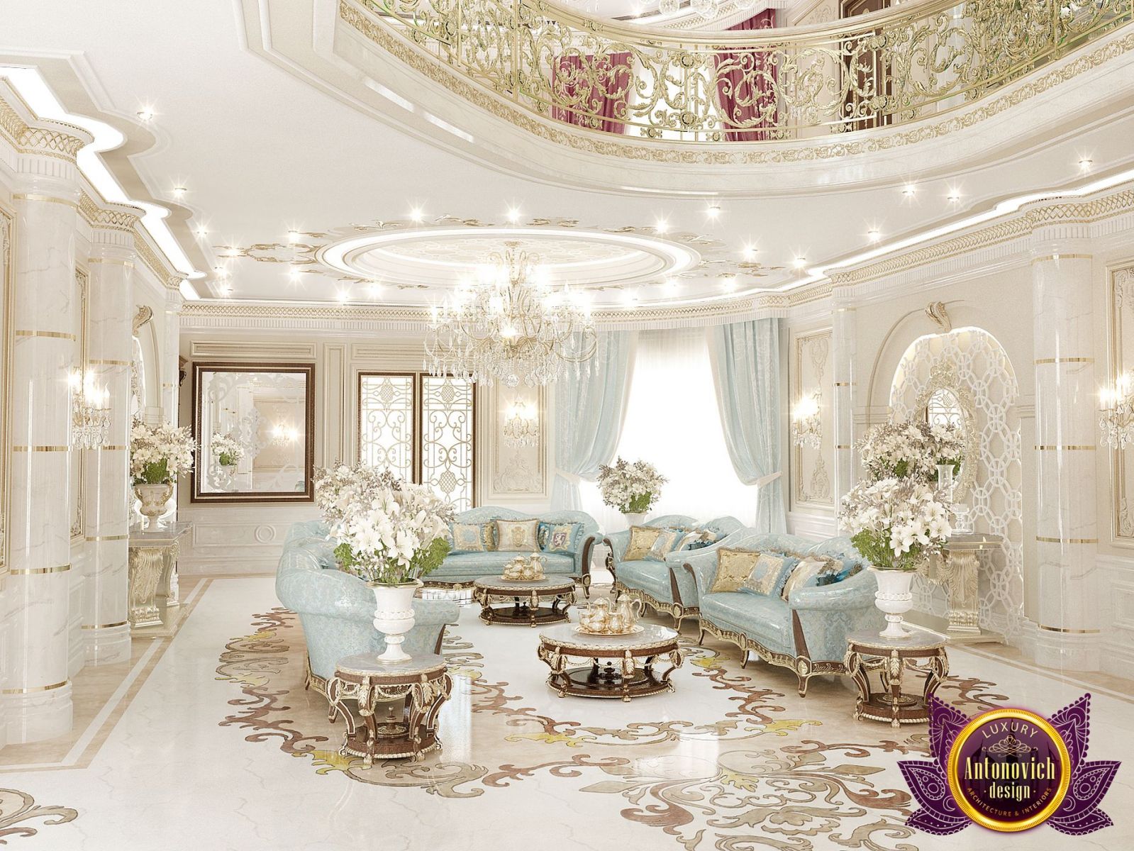 Chic restaurant interior in Sharjah by renowned designer