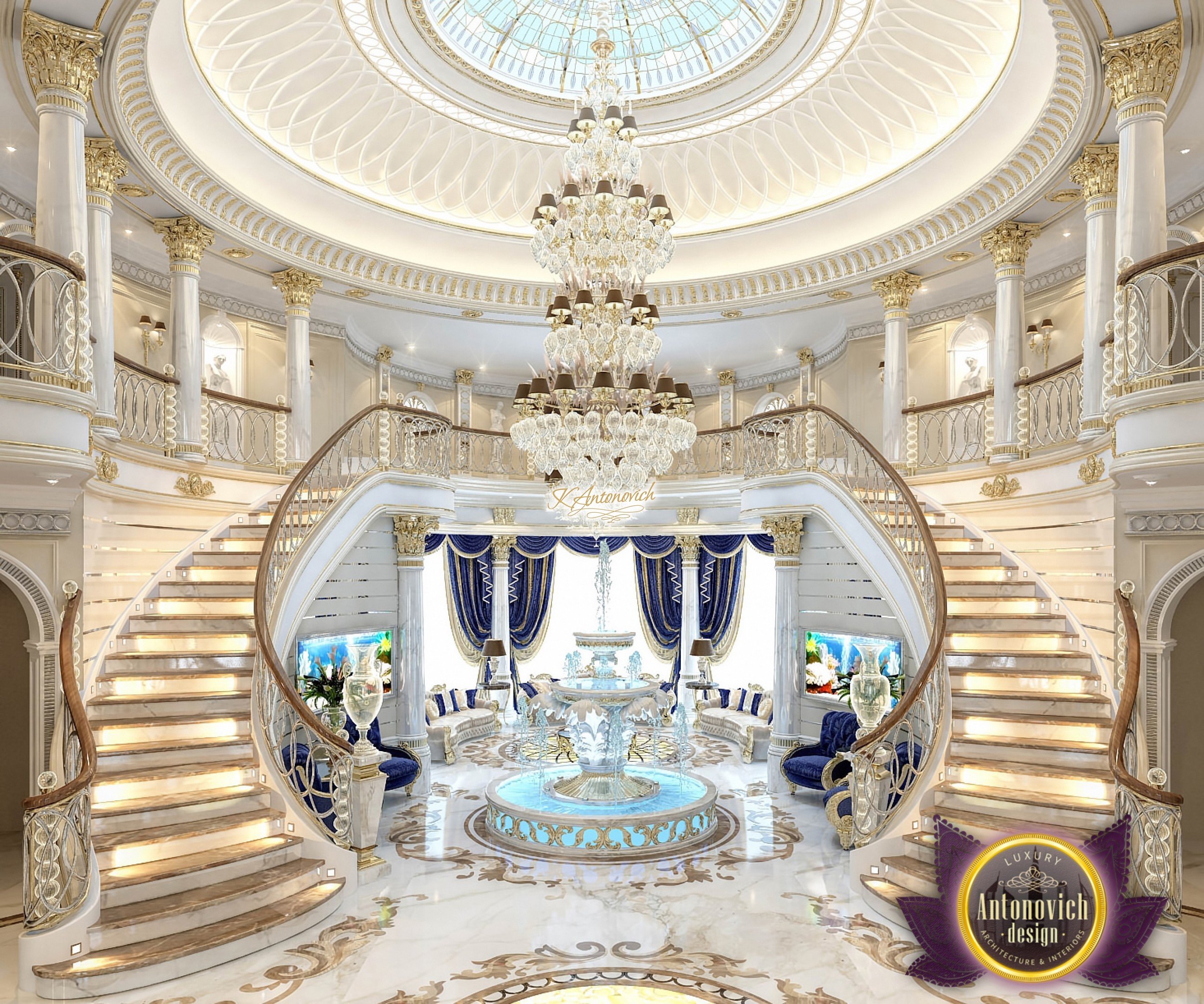 Royal Living Room Interior